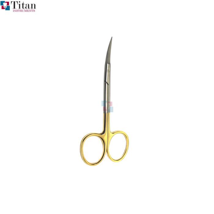 TC Iris Scissors Curved 4.5" Dental Surgical Stainless Steel Instruments
