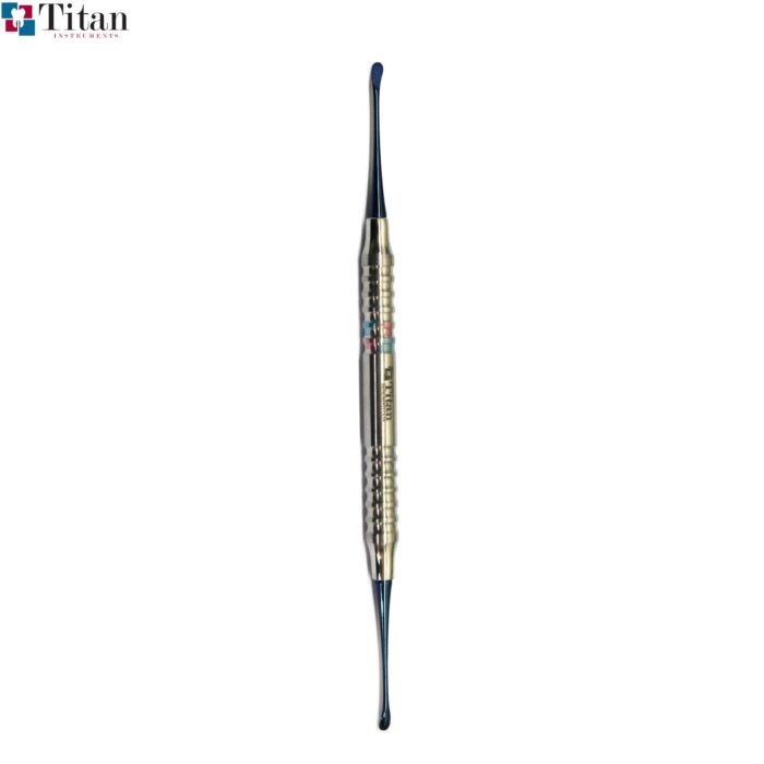 Straight Curette Blue Line Lucas Curette | Titan Instruments