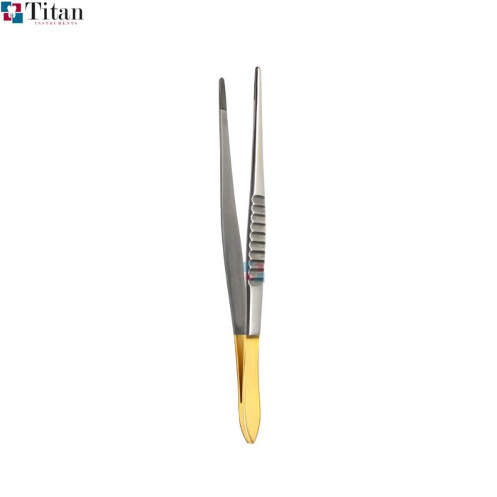 Dressing Forceps TC 16 Cm Tissue Dissecting Tweezer | Titan Instruments